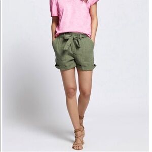 Sanctuary Green Flowy Casual Stretch Waist Shorts Size L